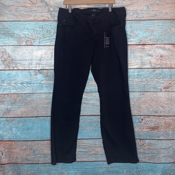 Torrid Black Jeans Slim Boot Size 20 R NWT